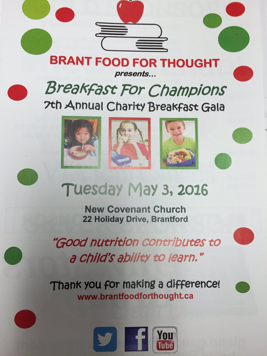 Proud to support Brant Food for Thought's "Breakfast of Champions" with Grand Erie ETFO <a href="/KGS_Info/">King George School</a> <a href="/GEETFO/">ETFO Grand Erie</a>
