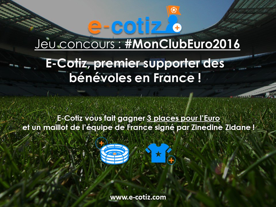 #JeuConcours #Euro2016 ! Vous êtes bénévole de votre club de foot, venez participer bit.ly/21tjxHq !