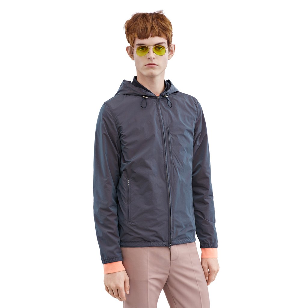 acnestudios's tweet photo. #AcneStudios Wilfred is a hooded windbreaker in iridescent changeant nylon: https://t.co/NNc0n6ie6A https://t.co/d3sxJe1Au3