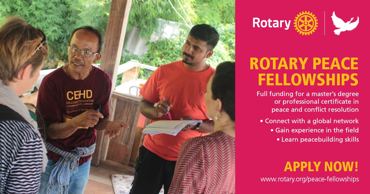 Rotary International tweet media