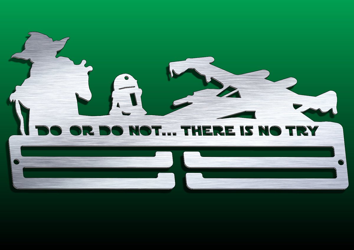 RDMedalHangers's tweet image. To celebrate #starwars day (#MayThe4thBeWithYou) we have created a new hanger design!What do you think? #ukrunchat