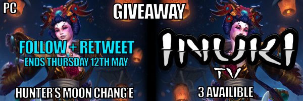 Inukii's tweet image. PC Chang'e Skins Giveaway! Follow and Retweet to Enter. Ends 12th May. Chill in Discord =) inuki.tv/s/t41HQ67R