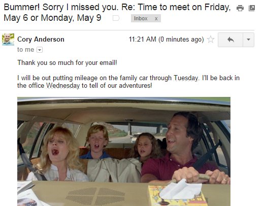 swintonator's tweet image. Best #outofofficereply email ever