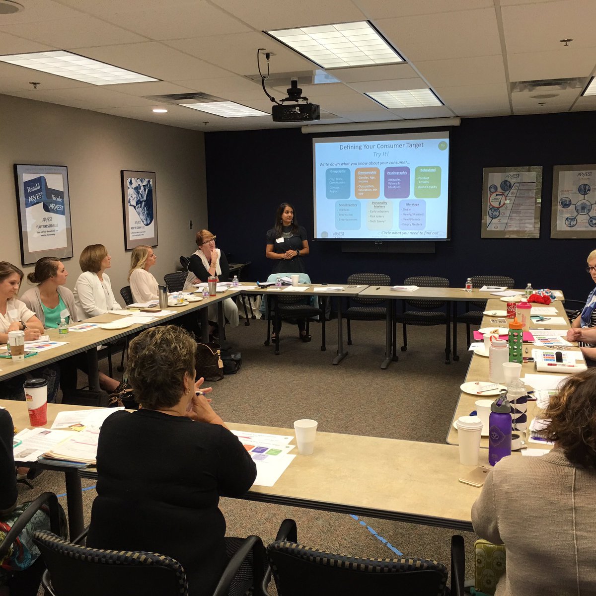 SolveKC's tweet image. Teaching 20 small business owners about consumer targeting. Great turnout!