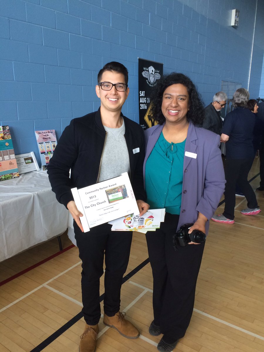 citychurchgta's tweet photo. Grateful to be a part of what @EdenFood4Change is doing to love our city! #HAB2016 https://t.co/n34D7X5FHj