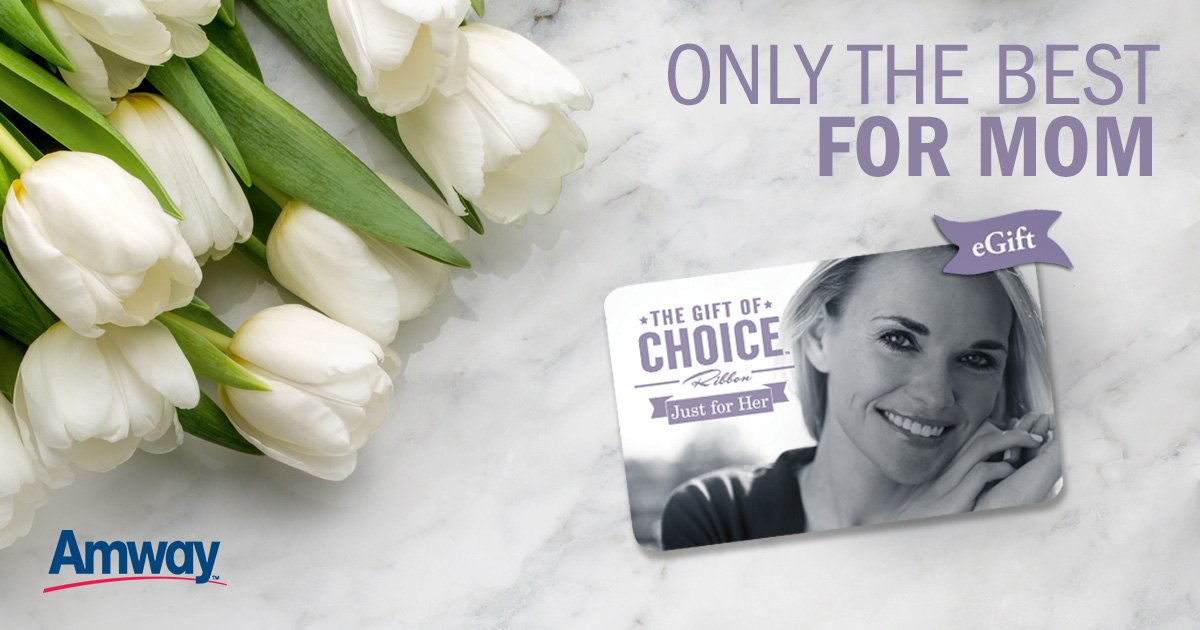 AmwayUS's tweet photo. Need the perfect #MothersDay gift? Show you care with Ribbon eGift! Shop now: https://t.co/QBzOTkPNIa #Amway https://t.co/FOMKIiO9yj