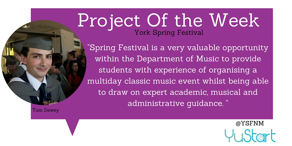 GivingToYork's tweet photo. Help the Spring Music festival @YSFNM today! They're currently fundraising on #YuStart https://t.co/3pORZCrzD8 https://t.co/ksmXkvqKTI