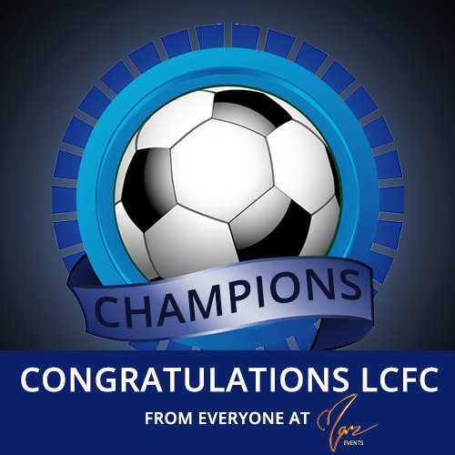 Stellar work #LCFC a great team and a great weekend! #LCFCChampions #havingaparty