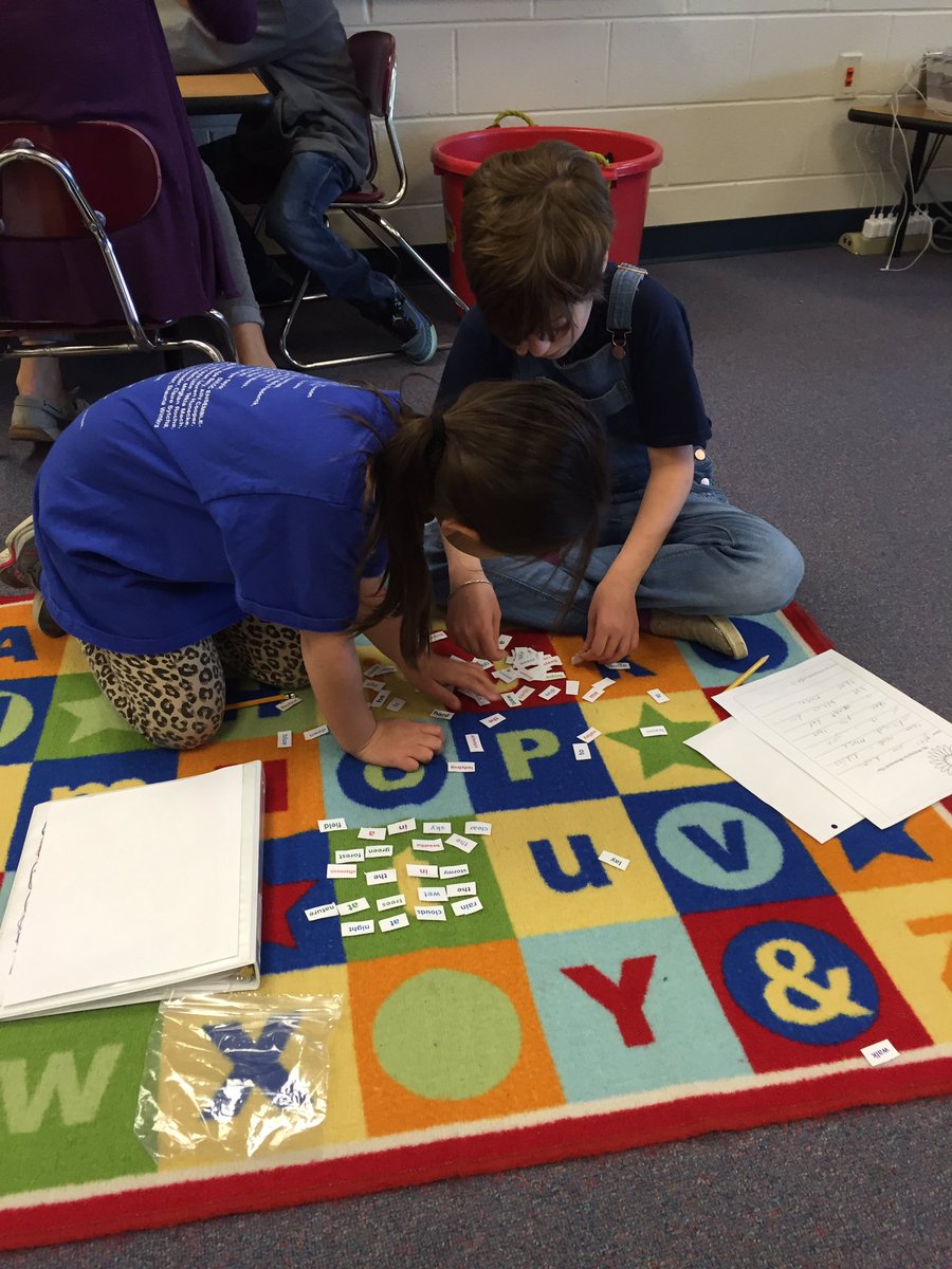 Mrs_Murray228's tweet photo. Writing Buddies was a huge success this morning! We partnered up with @Mrs_Clark54's 4th grade class! #kme302 https://t.co/ENS0WuzxwK