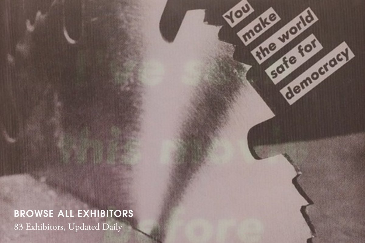 Art New York begins today through May 8. ow.ly/4nhONe