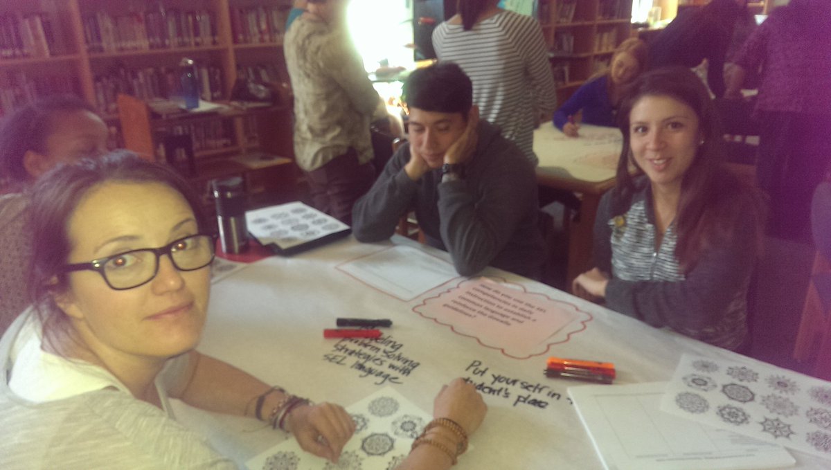 Govalle staff reflecting on the SEL experience this year. #SELebrateEMVT #SEL #AISDProud