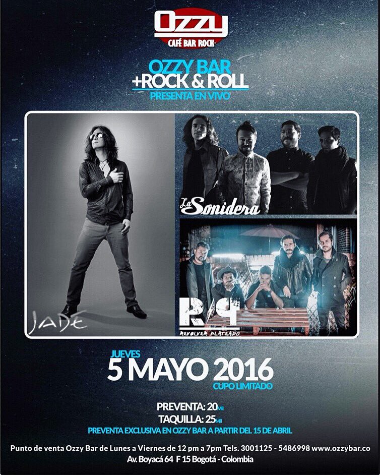 jadespacial's tweet photo. Este jueves! @profeastronauta @andresduranrock @themusicpimp @ozzybarrock @henryrage https://t.co/r9y1qD3J0G