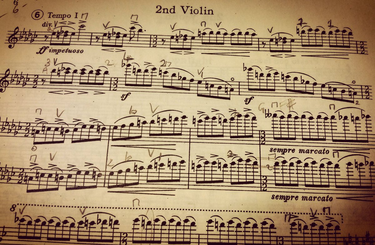 HPatts10's tweet image. So I asked to play 2nd for the next @Exeter_Symphony gig to avoid ledger lines.... #guessthenote #sixflats 😨