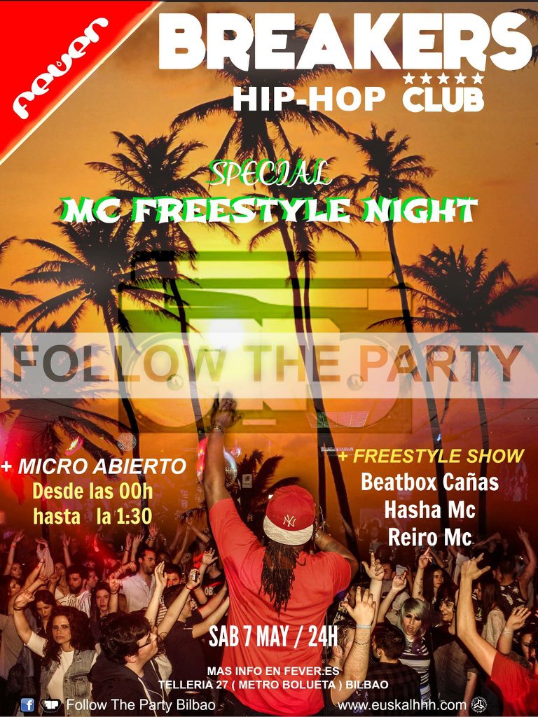 Followthepartys's tweet photo. ESTE SABADO @Followthepartys VUELVE CON GANAS!!NOS VEMOS EN @FeverClubBilbao FAMILIA!!! https://t.co/VfDLMJO5It