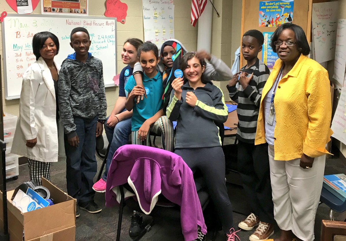 lildocd's tweet photo. Thank you to #JohnAdams & #Century students in Rochester, MN for participating in @AmerMedicalAssn #DBTSDay https://t.co/t58Whir8EW