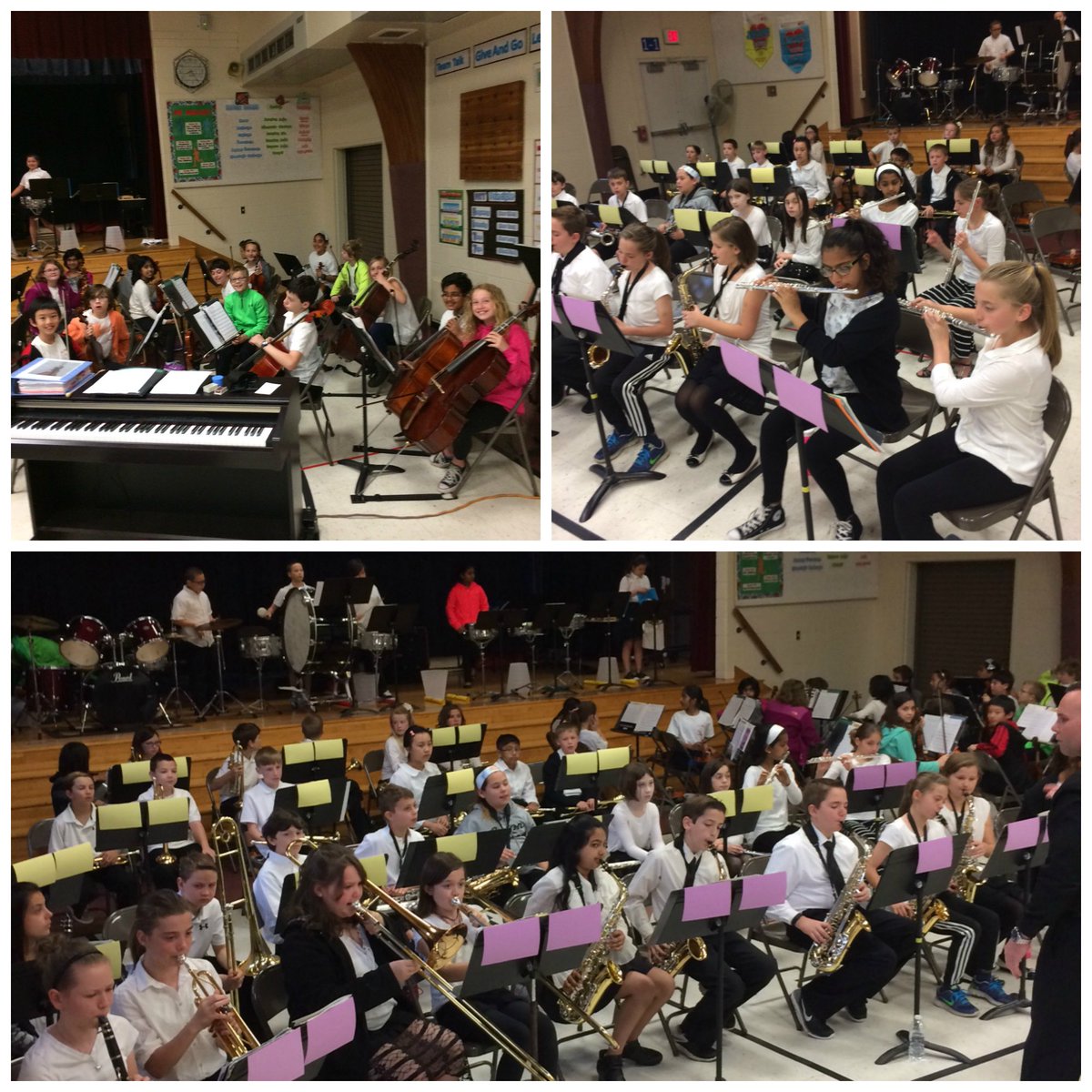 WestChesterASD's tweet image. #ExtonES students practice before their first assembly – and they sounded great!