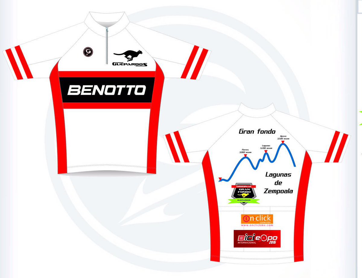 Jersey Gran fondo Lagunas de Zempoala <a href="/GuepardosGroup/">Grupo Guepardos</a>