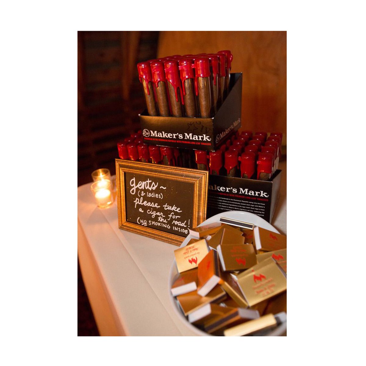 DesignsEvent's tweet image. Don&apos;t forget #guest #gifts @MakersMark #eventplanner #Boston #wedding #networking #events #inspiration #cigar