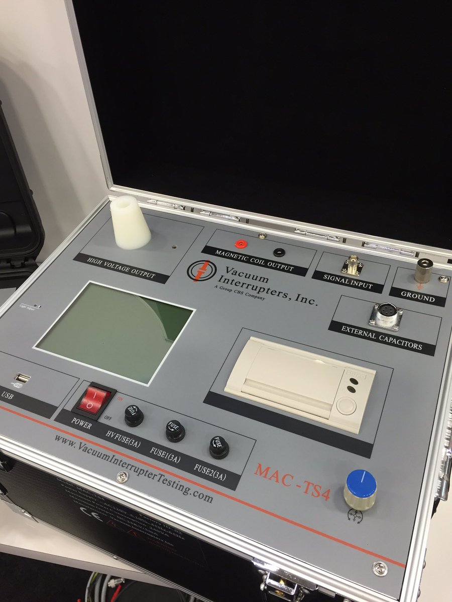 More than just a pass/fail. The MAC-TS4 from Vacuum Interrupters, Inc. Come see for yourself. BOOTH 5547 #TandD2016