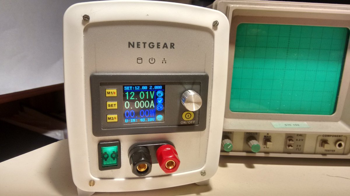jpowcode's tweet image. Who knew Netgear made benchtop power supply units?