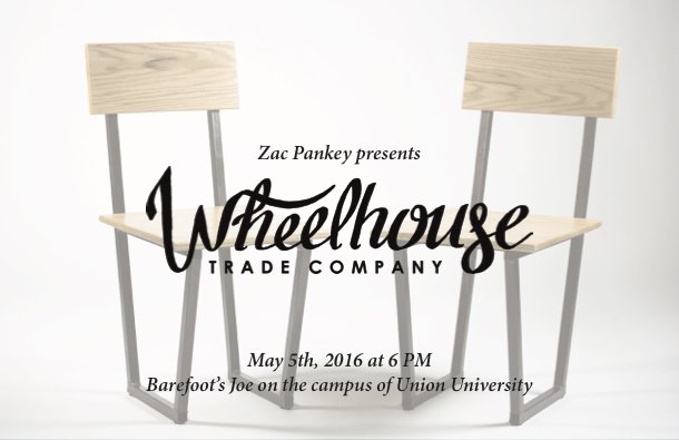 WheelhouseTrade's tweet photo. - THIS THURSDAY at 6 PM - 

Furniture AND t-shirts! #WheelhouseTradeCo 

Photo creds: Hannah Meredith Photography https://t.co/oa69Qu4DSO