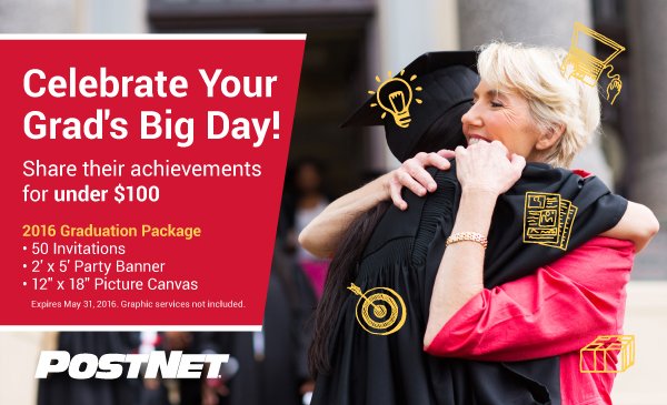 PostNetIL140's tweet image. Celebrating a special graduation? Now until the end of May PostNet Wheeling is offering the following special.