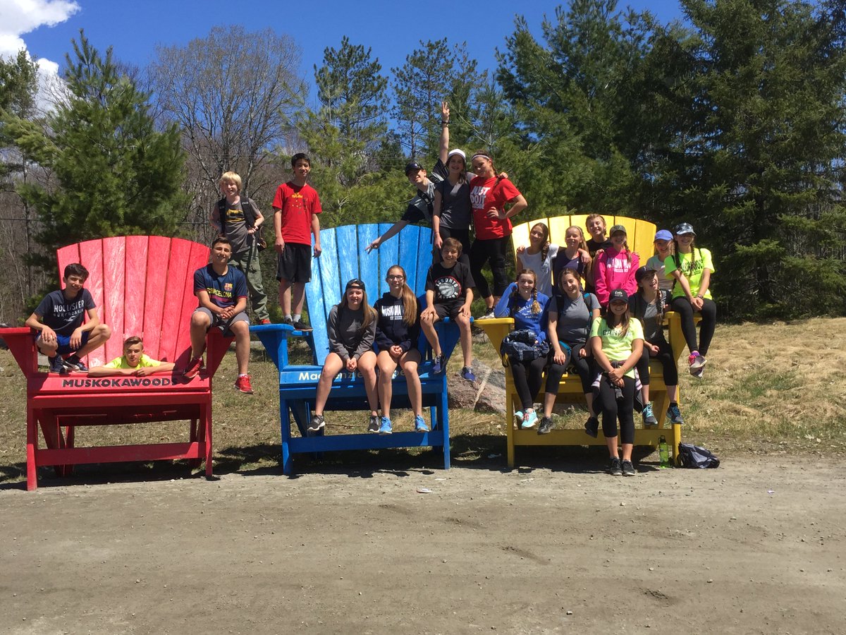 cross_holy's tweet photo. Activity Group 4 in the Woods already settling in!! #leadership @WECDSB #muskoka https://t.co/DKbSUQPqiS