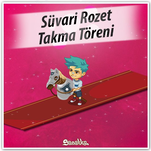 Süvari Rozet Takma Töreni 6 Mayıs Cuma günü saat 21:00'da Akademi Sanalika Sınıfında başlıyor! 
- customsa