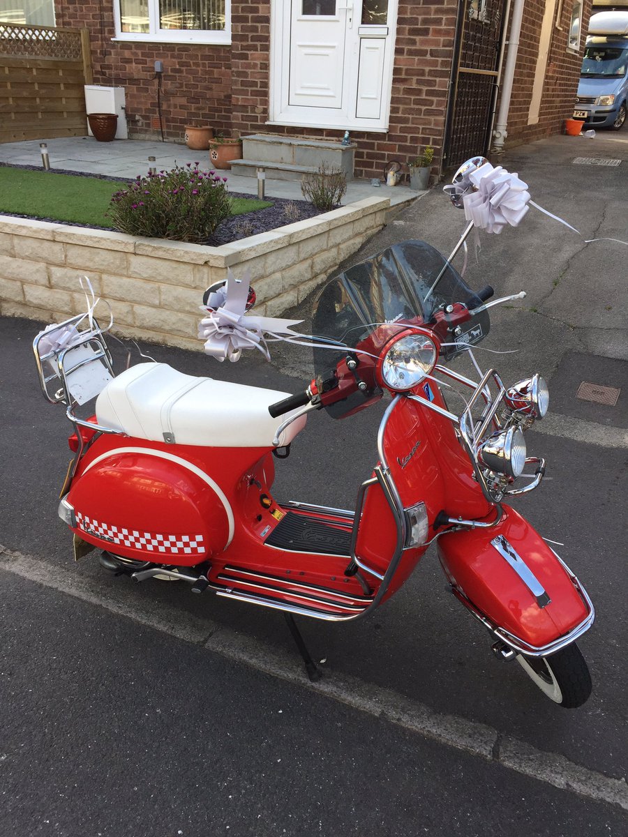 tescocracker's tweet photo. Scoot ready for the wedding #5DaysToGo https://t.co/JprUMT5AtE