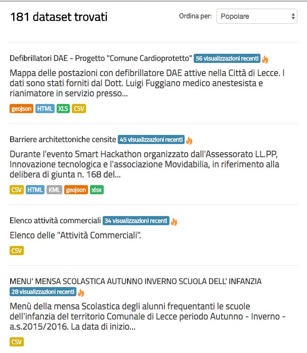 Piersoft's tweet photo. Quali sono i datiaperti più visitati su @opendatalecce ?quelli che offrono servizi pratici ai cittadini. vale sempre https://t.co/2aQCyfxzc1