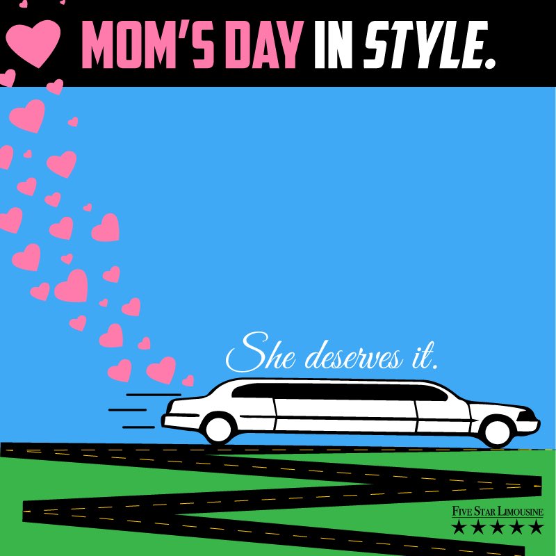 FiveStarLimos's tweet photo. Mother's Day is Sunday! A limo and dinner is a great way for her to spend her special day. Call us ASAP! https://t.co/EIXJLOPiVe