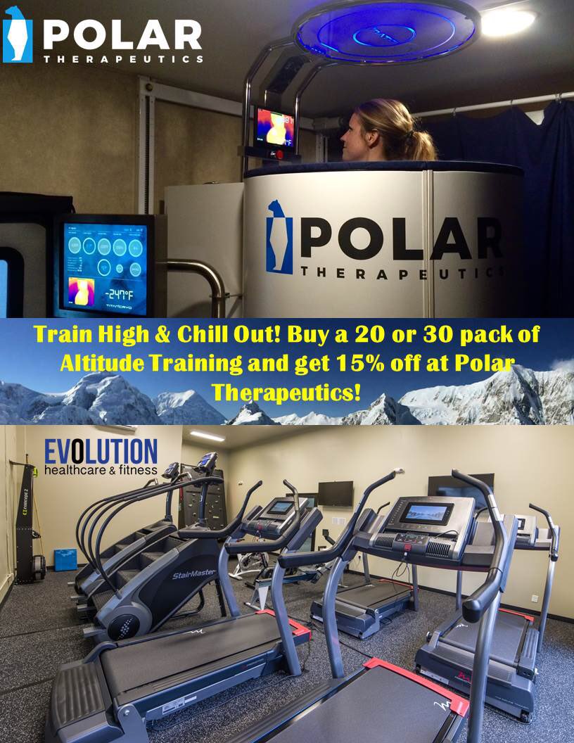 EvolutionHCF's tweet photo. #TrainHigh and #ChillOut with Altitude Training and cryotherapy! Thanks @polartherapy who will be here tonight at 3! https://t.co/bvhM4NLLgn