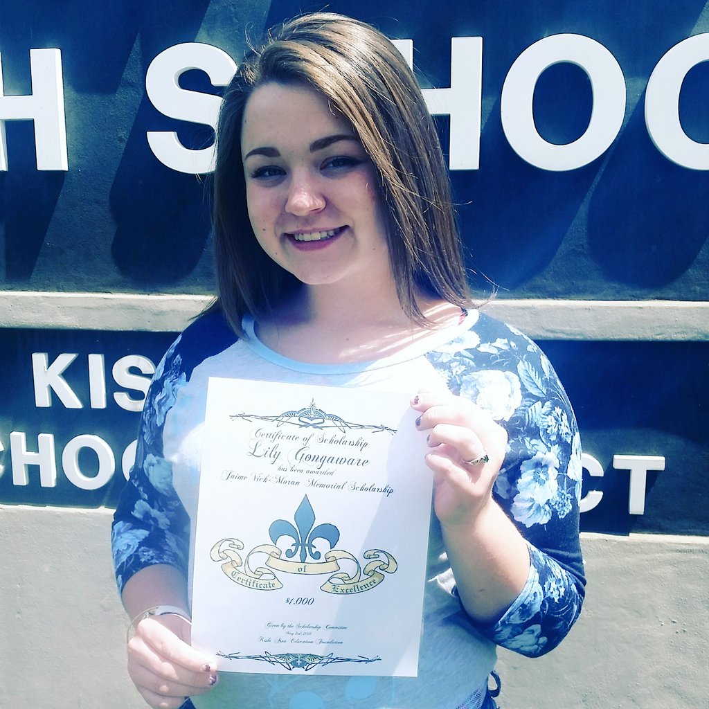 Golf4JVM's tweet photo. Our 2016 KAEF Jaime Vick-Moran Memorial Scholarship Recipients: Sydney Hessom (Geneva) &amp; Lily Gongaware (Chatham) https://t.co/Y3izMK36n5