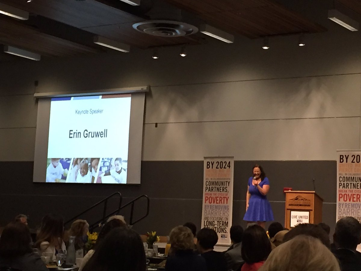 EileenLWalker's tweet photo. Inspiring brkfst with @UWPC to celebrate community Keynote Erin Gruwell @Freedom4Writing amazing impact on students! https://t.co/CYMAD8VrhQ