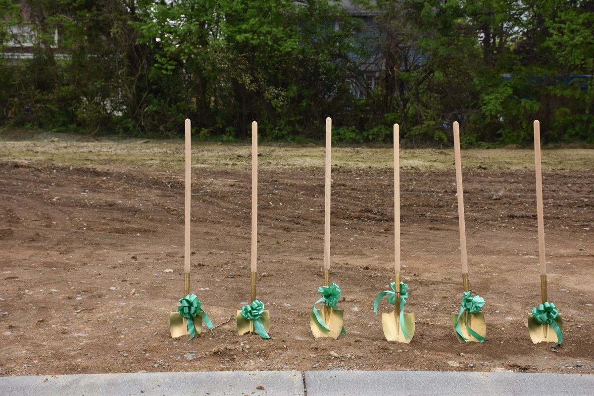 CityOfCincy's tweet photo. Miss today's #CitiRAMA groundbreaking in College Hill? Photos from the Gershom Grove site https://t.co/Pk8bqTxHJK https://t.co/Fk1OuDjOJi