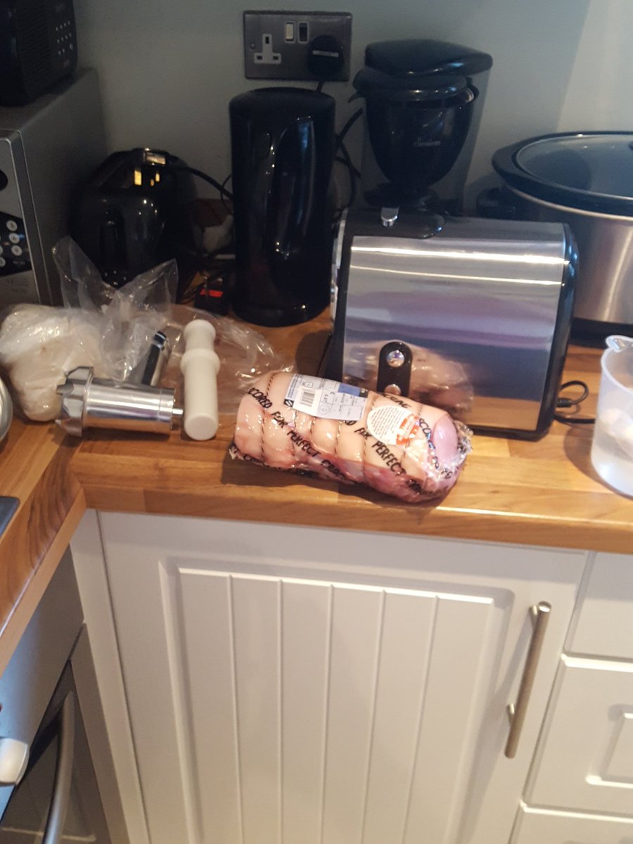 huckster86's tweet photo. Sausage making 1st attempt #sausagefest2016 https://t.co/dEhSY4IXDK