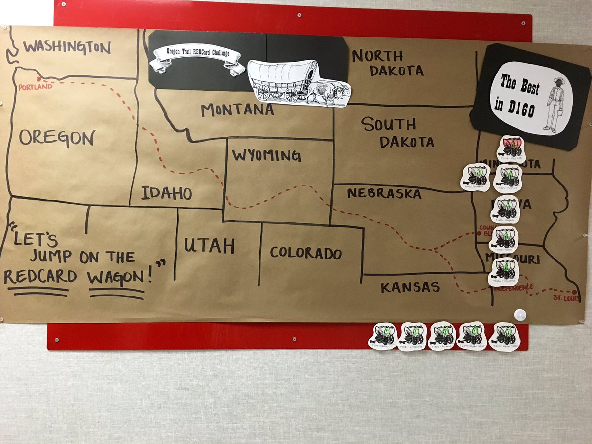 D160 Oregon Trail REDcard Challenge! T1419 killing the arts and crafts game! On the trail and and ready to win!