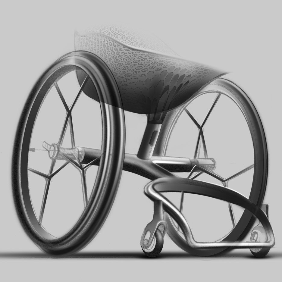 SPINALpedia's tweet photo. Benjamin Hubert's Layer designs "world's first" 3D-printed consumer wheelchair https://t.co/U2lij0a7vP