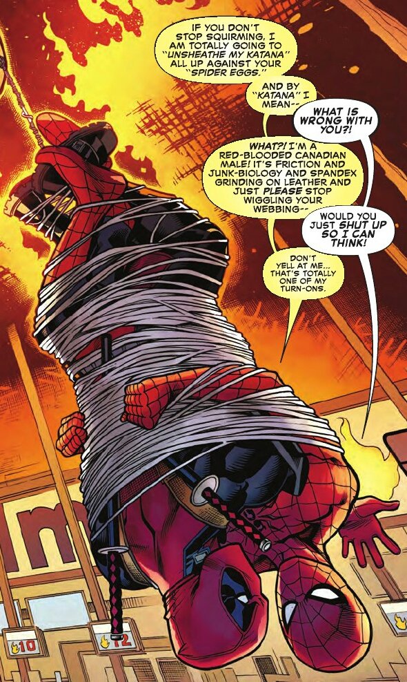 SnarkySpiderman's tweet photo. He wants me so bad. https://t.co/WbOhFyruVi