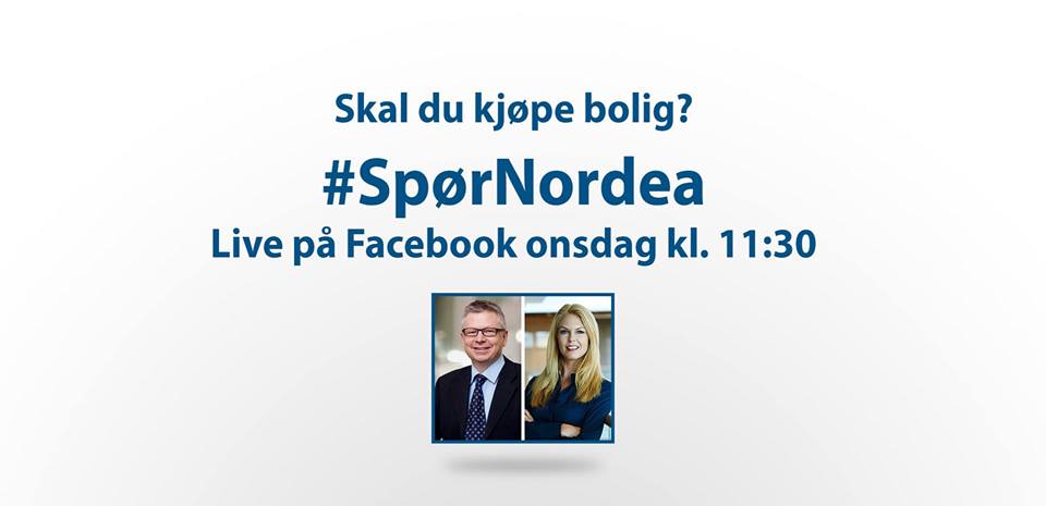NordeaNorge's tweet photo. I morg. kommer mnd. boligprisstatistikk. Få råd av våre eksperter, live kl 11.30 https://t.co/8okX3sAMqm
#SpørNordea https://t.co/h6GSdfVcHZ