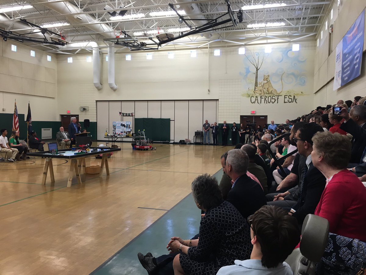 I will continue to be a strong supporter of <a href="/FIRSTweets/">FIRST</a> &amp; I encourage every student to participate in this program!