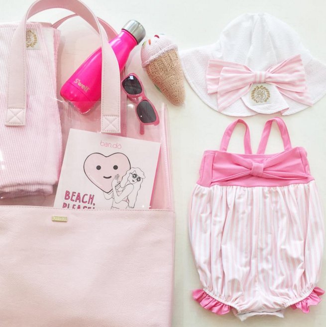 Love #pink? Love the #beach? Then check out eplusmekids.com for all your kid's summer needs! #kidsfashion