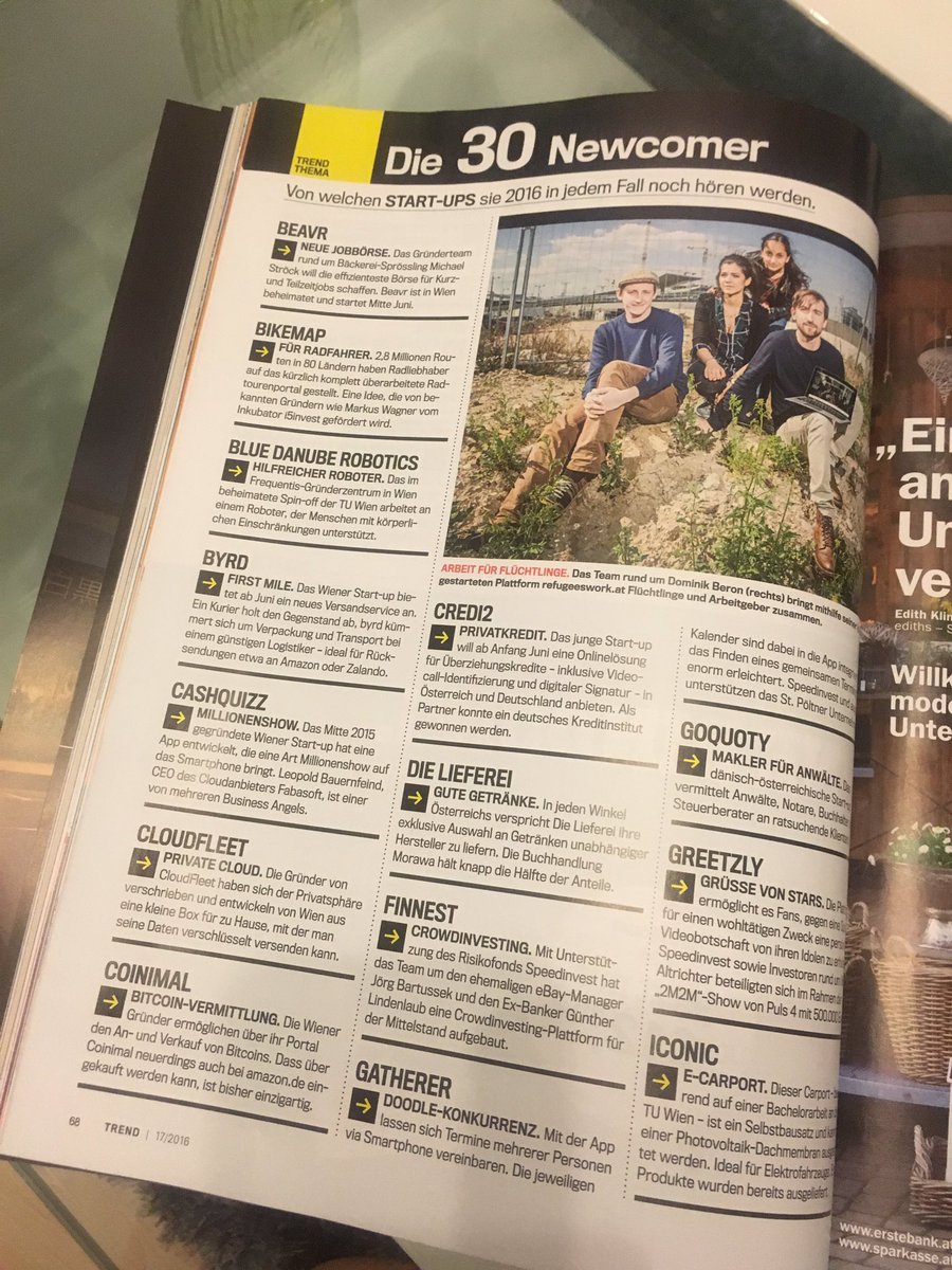 getgatherer's tweet photo. We are part of the top 30 #newcomer #startups by @at_trend magazine, thanks for the nomination https://t.co/xNnDYeWqcb