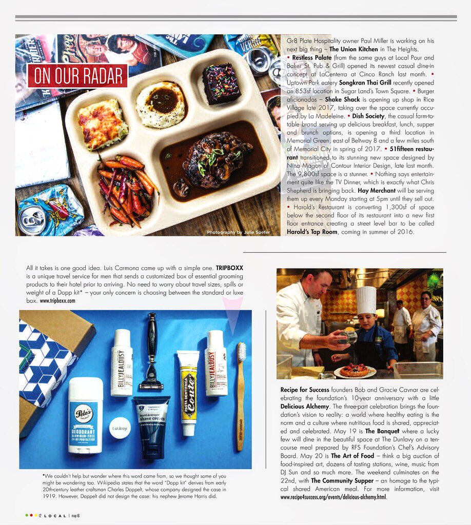 tripboxx's tweet photo. @Local_Houston Thanks for the love guys! #TRIPBOXX #startup #launch #houston #traveler #press https://t.co/z1Y0VdXV0y