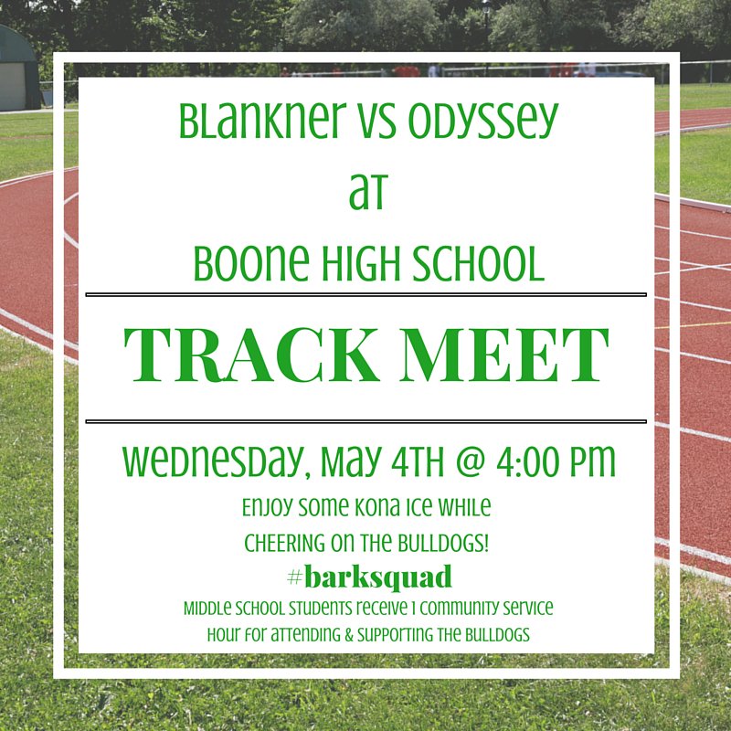 Blankner_PTSA's tweet photo. Cheer on the Bulldogs tomorrow at 4pm at Boone! https://t.co/eeDtWpraEN