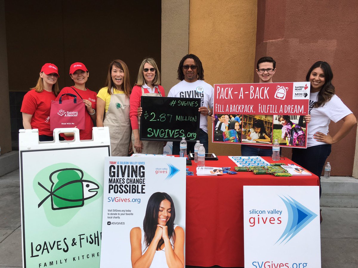 BayAreaProud's tweet image. Make giving possible when you donate to your favorite charity! #svgives will be going on all day, go online to give!