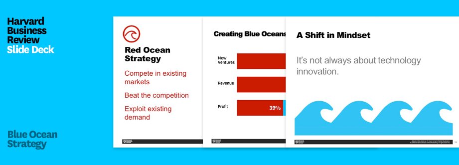For subscribers: A new slide deck based on the classic #BlueOceanStrategy s.hbr.org/1TiZlC3 <a href="/BlueOceanStrtgy/">Blue Ocean Strategy</a>