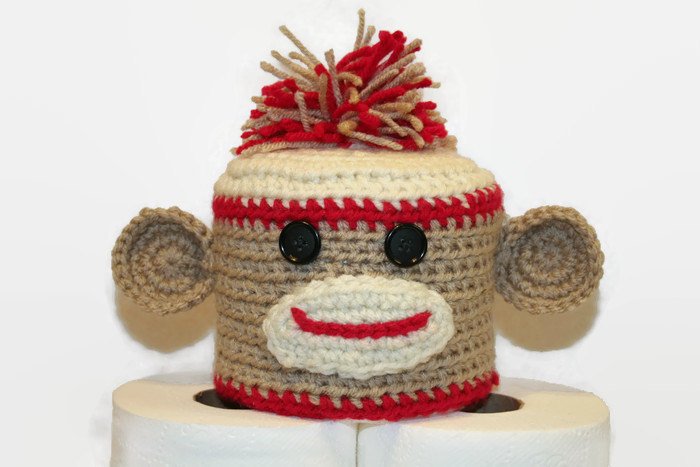 MunkeeLady's tweet photo. Sock Monkey Toilet Tissue Cover https://t.co/gS8z4uNAtA #Etsymntt #TpCover https://t.co/l1wJzcx7dA