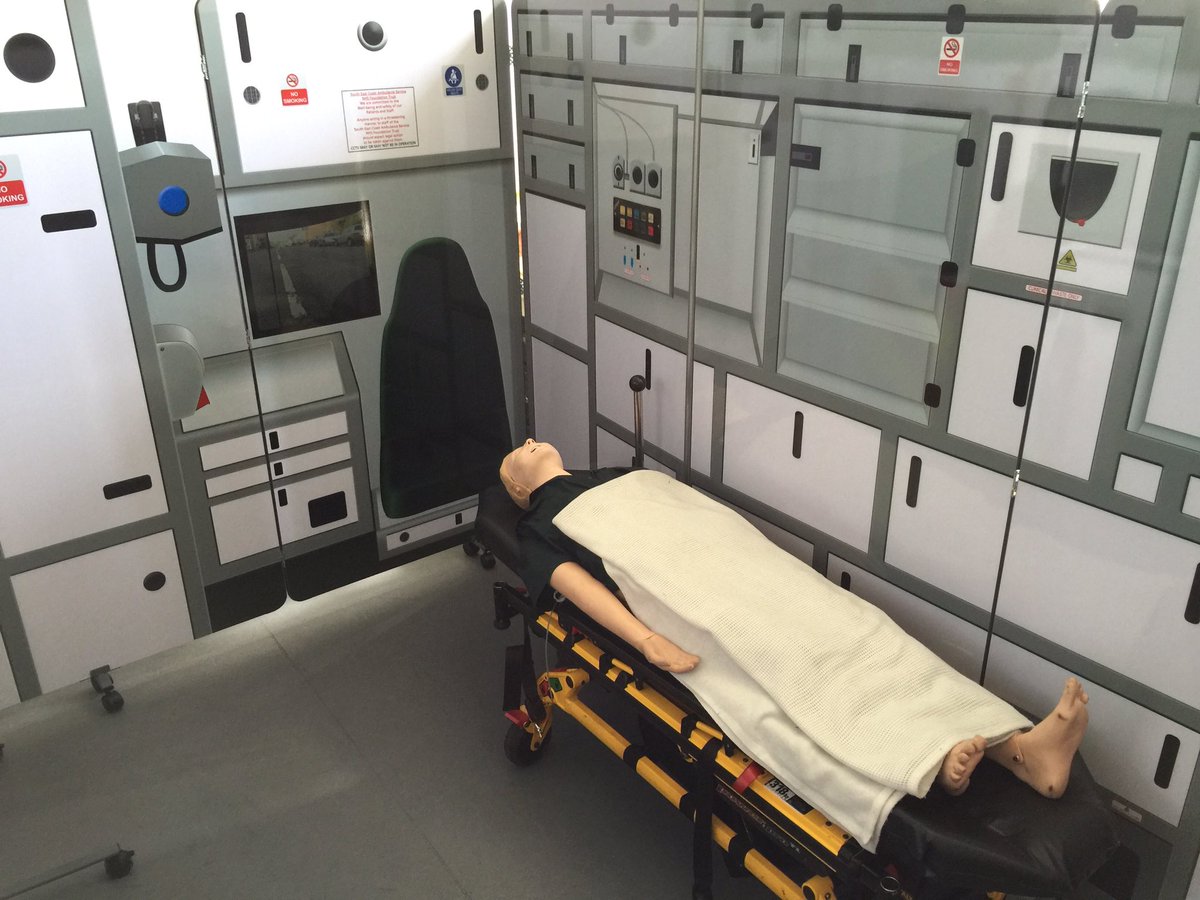 alexritchieuk's tweet photo. @IsimulateUk @LDAndrewHartley @Will_Bellamy 
Look what turned up today... 
A Pop Up Ambulance! 🚑 #innovation https://t.co/C2SnhY7OGf