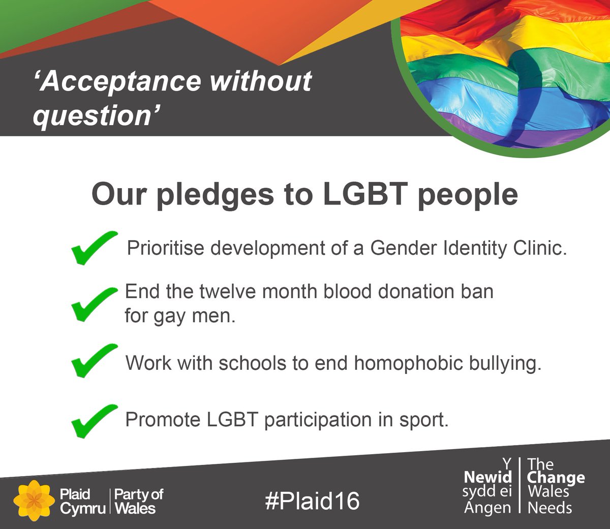 Acceptance without question: Plaid's LGBT vision for Wales: bit.ly/1SACLZz